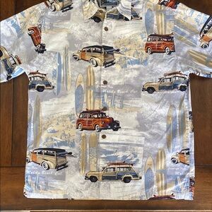 Vintage California Car Hawaiian Shirt